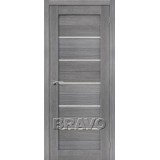 Дверь межкомнатная экошпон Порта-22  Grey Veralinga/Magic Fog