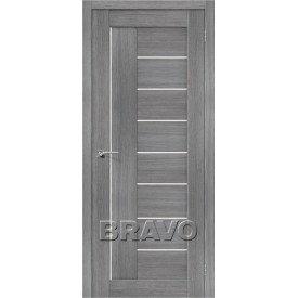 Дверь межкомнатная экошпон Порта-29  Grey Veralinga/Magic Fog