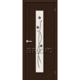 Межкомнатная дверь Bravo Тренд-14 3D Wenge