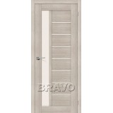 Дверь межкомнатная экошпон Порта-27 Cappuccino Veralinga/Magic Fog