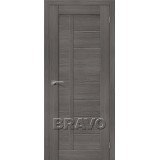 Дверь межкомнатная экошпон Порта-26 Grey Veralinga
