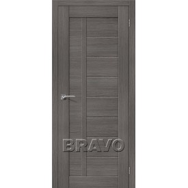 Дверь межкомнатная экошпон Порта-26 Grey Veralinga