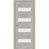 Дверь межкомнатная экошпон Легно-23 Grey Art/Magic Fog