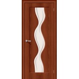Межкомнатная виниловая дверь Вираж-2 Italiano Vero/Art Glass