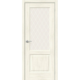 Дверь межкомнатная экошпон Неоклассик-33 Nordic Oak / White Сrystal