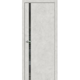 Дверь межкомнатная экошпон Браво-1.55 Look Art / Mirox Grey