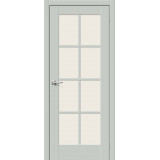 Дверь межкомнатная Эмалит Прима-11.1 Grey Matt / Magic Fog