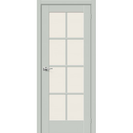 Дверь межкомнатная Эмалит Прима-11.1 Grey Matt / Magic Fog