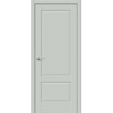 Дверь межкомнатная Эмалит Прима-12 Grey Matt