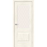 Дверь межкомнатная экошпон Прима-3 Nordic Oak / White Сrystal
