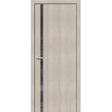 Дверь межкомнатная экошпон Браво-1.55 Cappuccino Veralinga / Mirox Grey