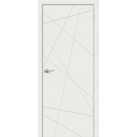 Межкомнатная виниловая дверь Граффити-5 Super White