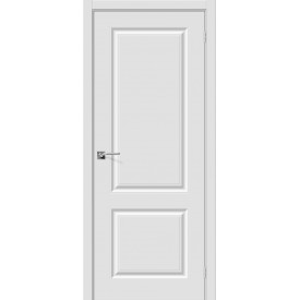 Межкомнатная виниловая дверь Скинни-12 П-23 (Белый)