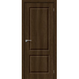 Межкомнатная виниловая дверь Скинни-12 Dark Barnwood