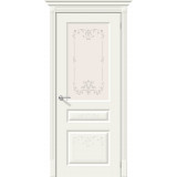 Межкомнатная дверь Эмаль Скинни-15.1 Аrt Whitey / Худ.