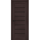 Межкомнатная дверь экошпон Браво-22 Wenge Melinga / Black Shine