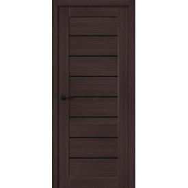 Межкомнатная дверь экошпон Браво-22 Wenge Melinga / Black Shine