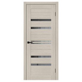 Межкомнатная дверь экошпон Браво-30 Cream Melinga / Mirox Grey