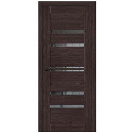 Межкомнатная дверь экошпон Браво-30 Wenge Melinga / Mirox Grey