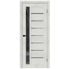 Межкомнатная дверь экошпон Браво-27 Bianco Melinga / Mirox Grey Межкомнатная дверь экошпон Браво-27 Bianco Melinga / Mirox Grey