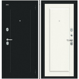 Входная дверь Сьют Kale Букле черное/White Wood