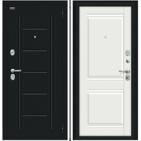 Входная дверь Некст Kale Букле черное/Off-white