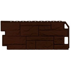 Фасадная панель FineBer Камень природный коричневый