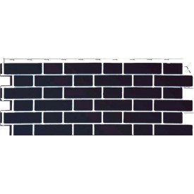 Фасадная панель FineBer Облицовочный кирпич Britt Дерби(темно-бордовый)