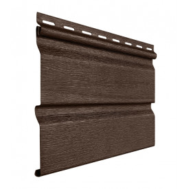 Виниловый сайдинг Fineber Standard Коричневый 8017 Виниловый сайдинг Fineber Standard Коричневый 8017