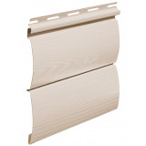 Виниловый сайдинг Fineber Блок Хаус (Blockhouse) Слоновая кость