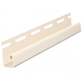 Виниловый сайдинг Fineber J-профиль слоновая кость / молочай