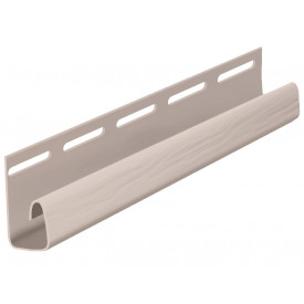 Виниловый сайдинг Fineber J-профиль сакура / лён