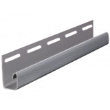 Виниловый сайдинг Fineber J-профиль серо-голубой