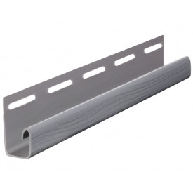 Виниловый сайдинг Fineber J-профиль серо-голубой