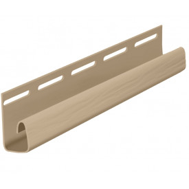 Виниловый сайдинг Fineber J-профиль бежевый