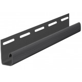 Виниловый сайдинг Fineber J-профиль графит Виниловый сайдинг Fineber J-профиль графит