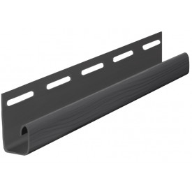 Виниловый сайдинг Fineber J-профиль графит