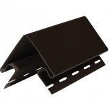 Наружный угол Fineber коричневый (RAL 8017)