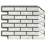Фасадные панели Fineber Кирпич Баварский белый