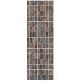 Плитка MM12143 Декор Театро коричневый мозаичный 25*75