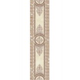 Плитка CE5R303 Carrara бордюр бежевый медальон 10,7х44