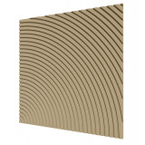 Стеновая квадратная панель Круги МДФ Ликорн бежевый