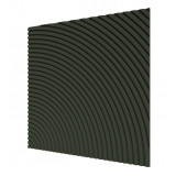 Стеновая квадратная панель Круги МДФ Ликорн Олива