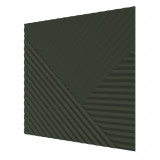 Стеновая квадратная панель Пирамида МДФ Ликорн Оливковый