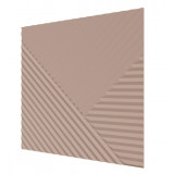 Стеновая квадратная панель Пирамида МДФ Ликорн Лиловая