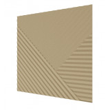 Стеновая квадратная панель Пирамида МДФ Ликорн под покраску Стеновая квадратная панель Пирамида МДФ Ликорн под покраску