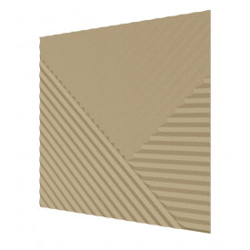 Стеновая квадратная панель Пирамида МДФ Ликорн под покраску Стеновая квадратная панель Пирамида МДФ Ликорн под покраску