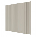 Стеновая квадратная панель Полосы МДФ Ликорн Слоновая кость Стеновая квадратная панель Полосы МДФ Ликорн Слоновая кость