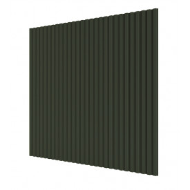 Стеновая квадратная панель Полосы МДФ Ликорн Оливковый