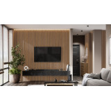 Рейка для стены с отделкой МДФ Ликорн РП-2.16.2800 Дуб светло-коричневый